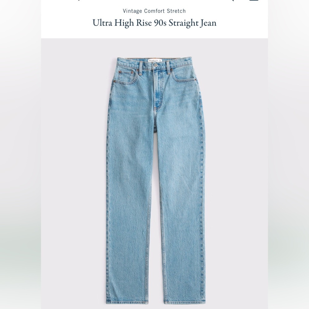 Abercrombie 90s Ultra High Rise Jeans Sz 24S